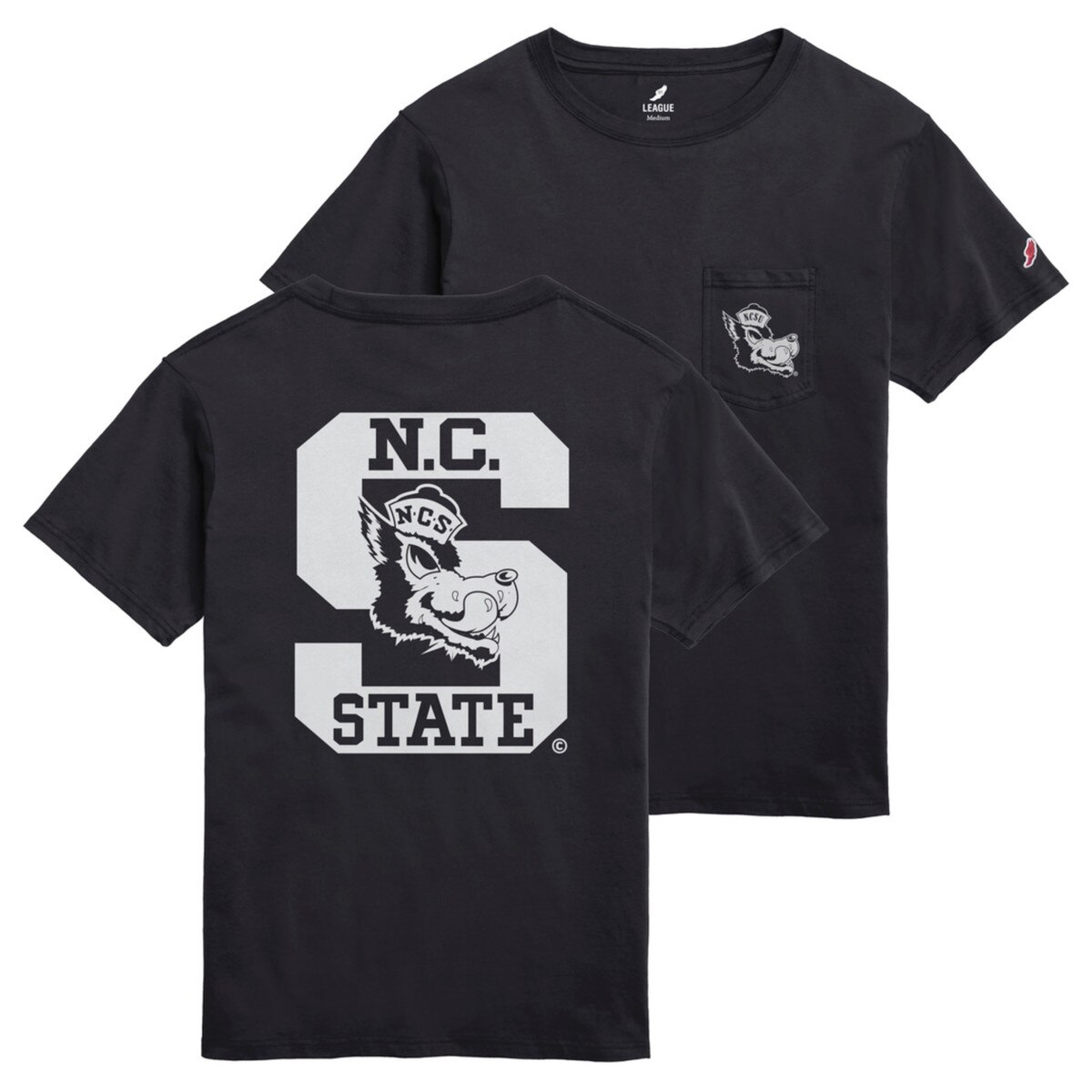 Black Short Sleeve Pocket Tee - Vau